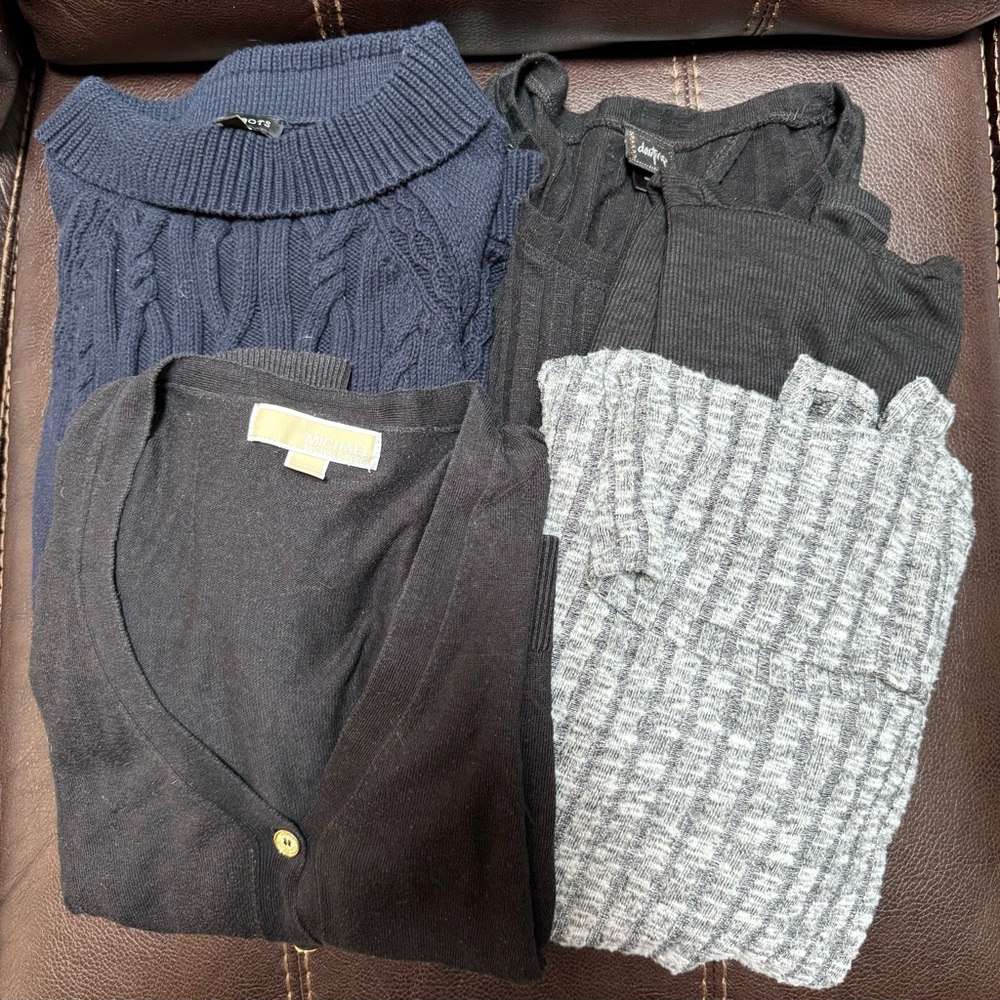 Black, Navy and Gray Sweater Bundle